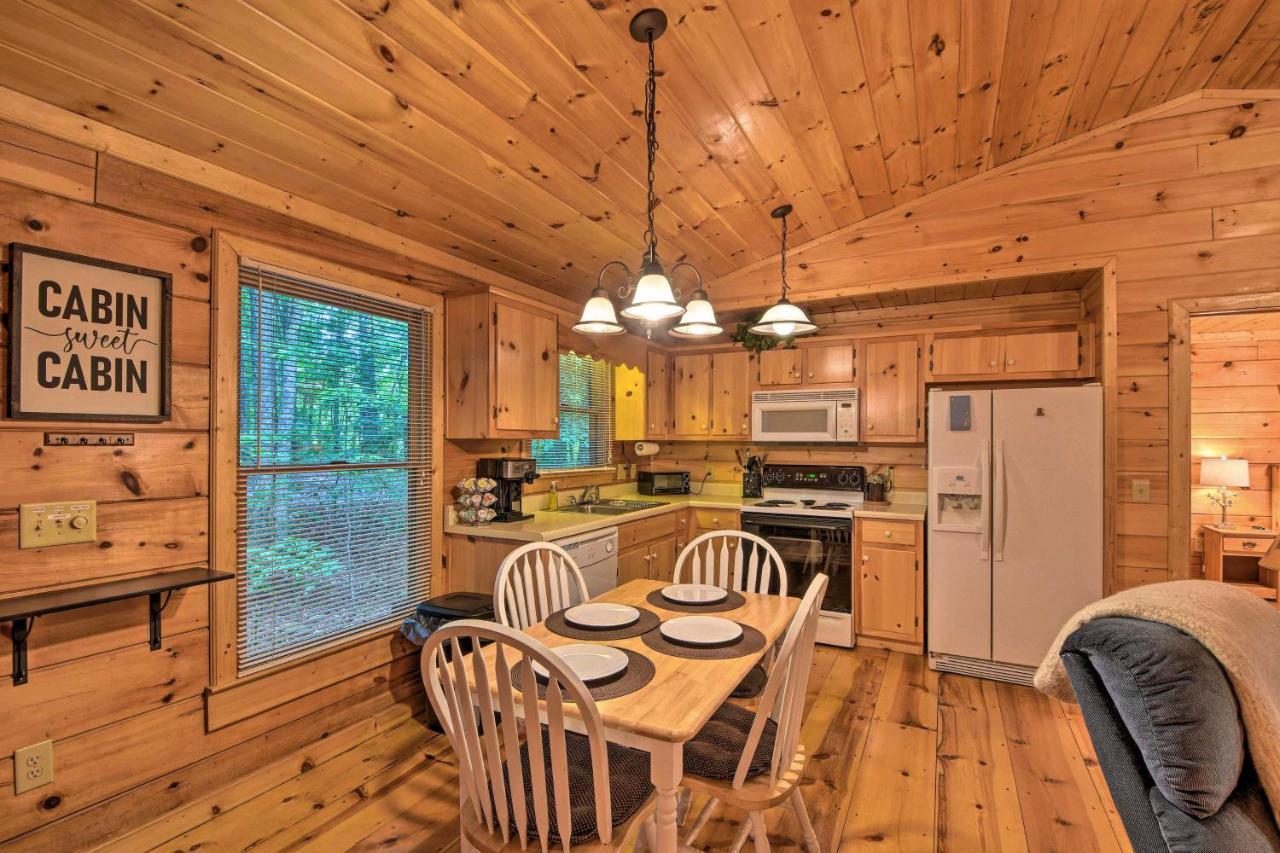 Pinot And Pine Chic Log Cabin About 5 Mi To Blue Ridge Exterior foto